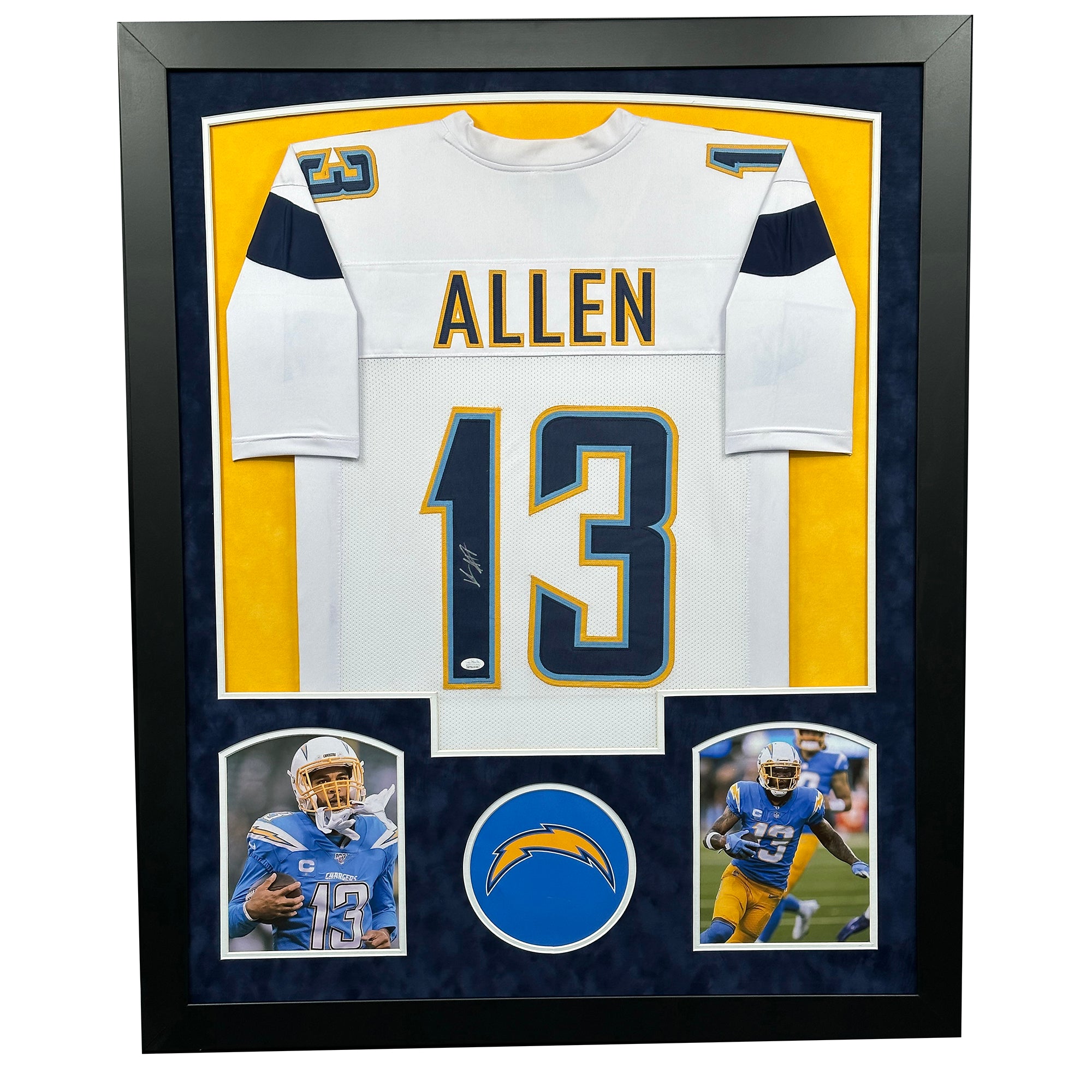 Keenan Allen Autographed Signed Custom Framed Los Angeles Chargers