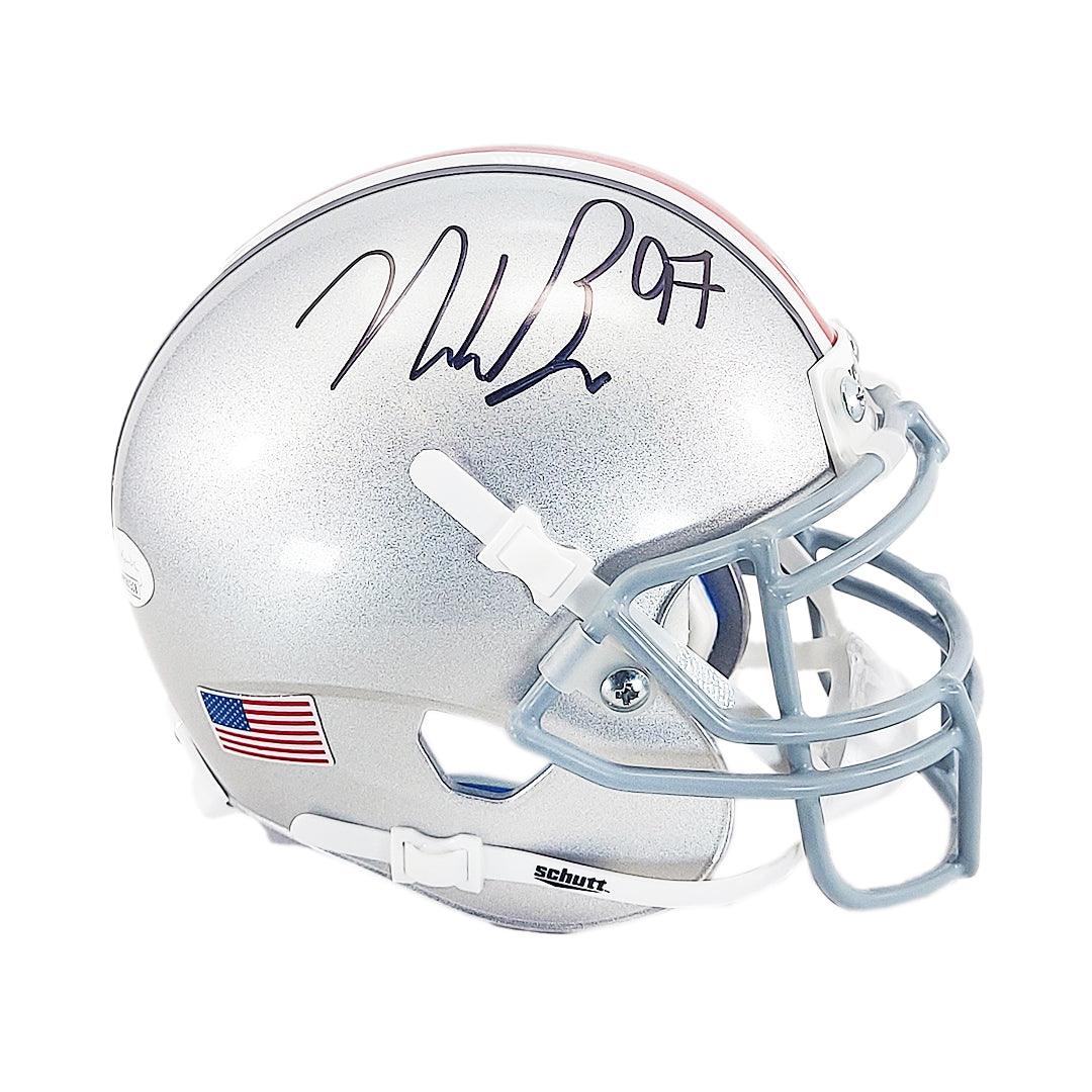 Nick Bosa Ohio State Buckeyes Autographed Signed Speed Mini Helmet -  Beckett Authentic - Ohio Sports Group