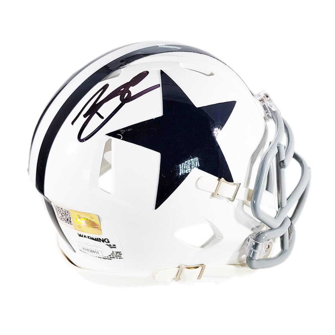 Brandin Cooks Signed Dallas Cowboys Throwback 1964-66 Speed Mini Football  Helmet (JSA)