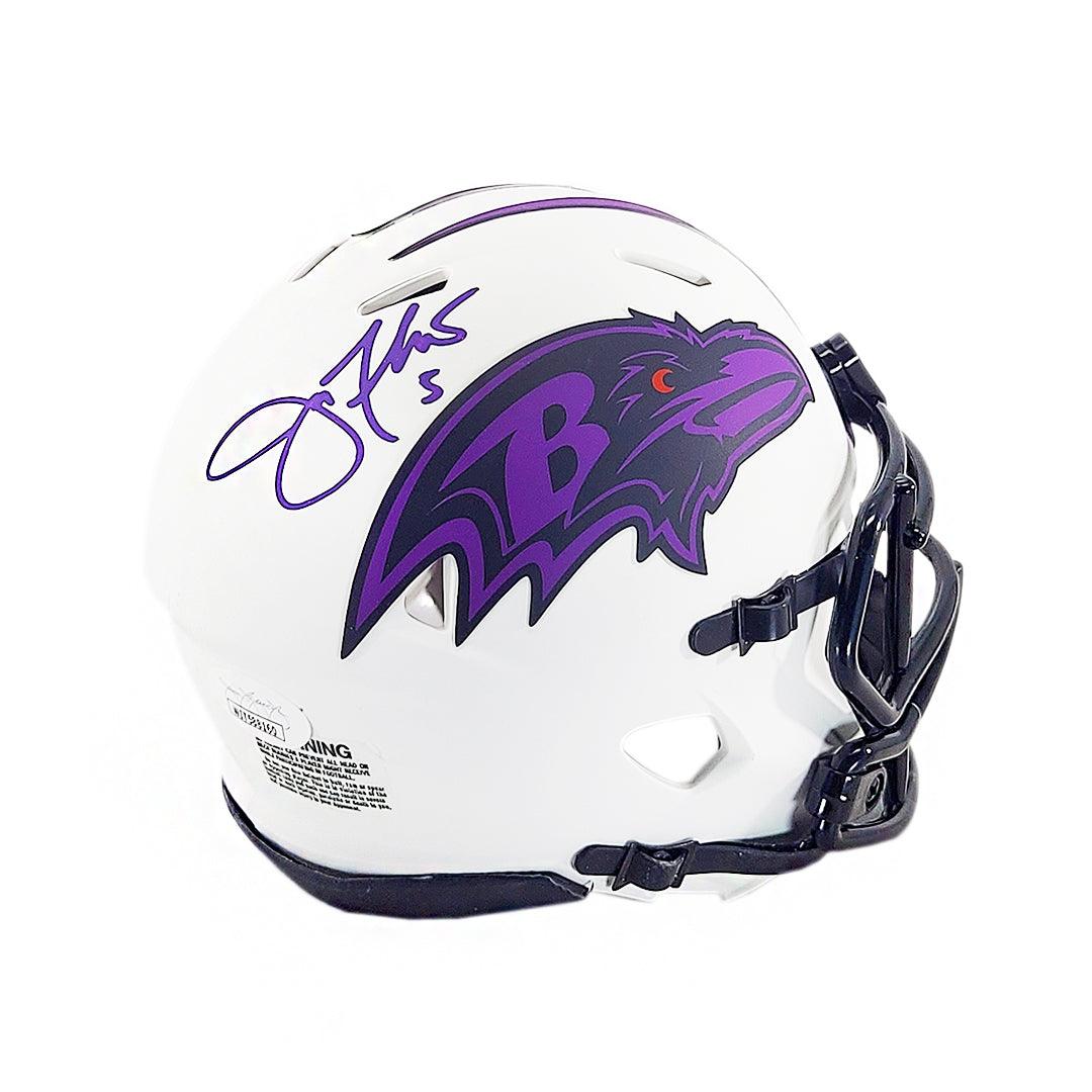 Joe Flacco Signed Baltimore Ravens Speed Full Size Lunar NFL Helmet