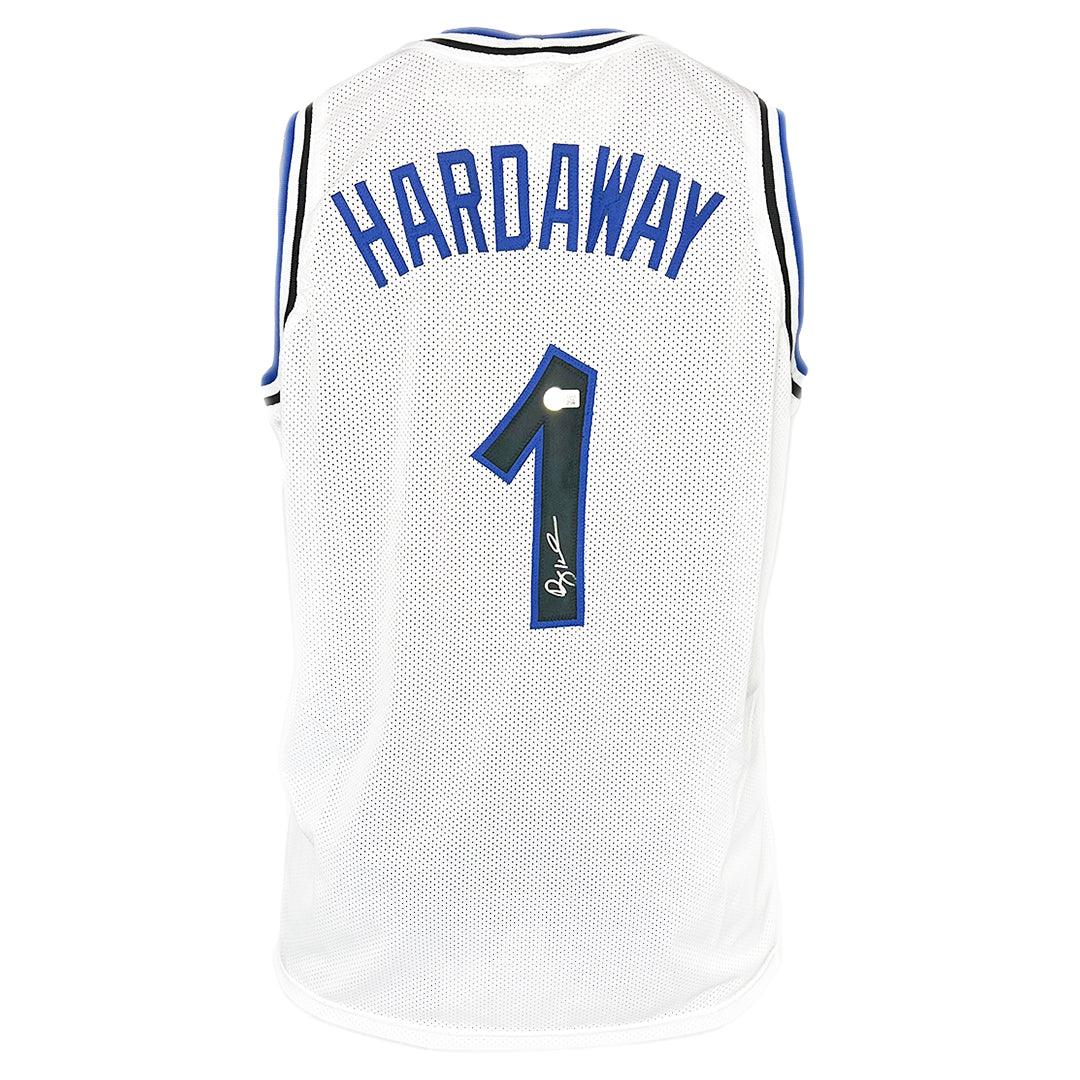 RSA Anfernee Penny Hardaway Signed Orlando Blue Basketball Jersey (Beckett)