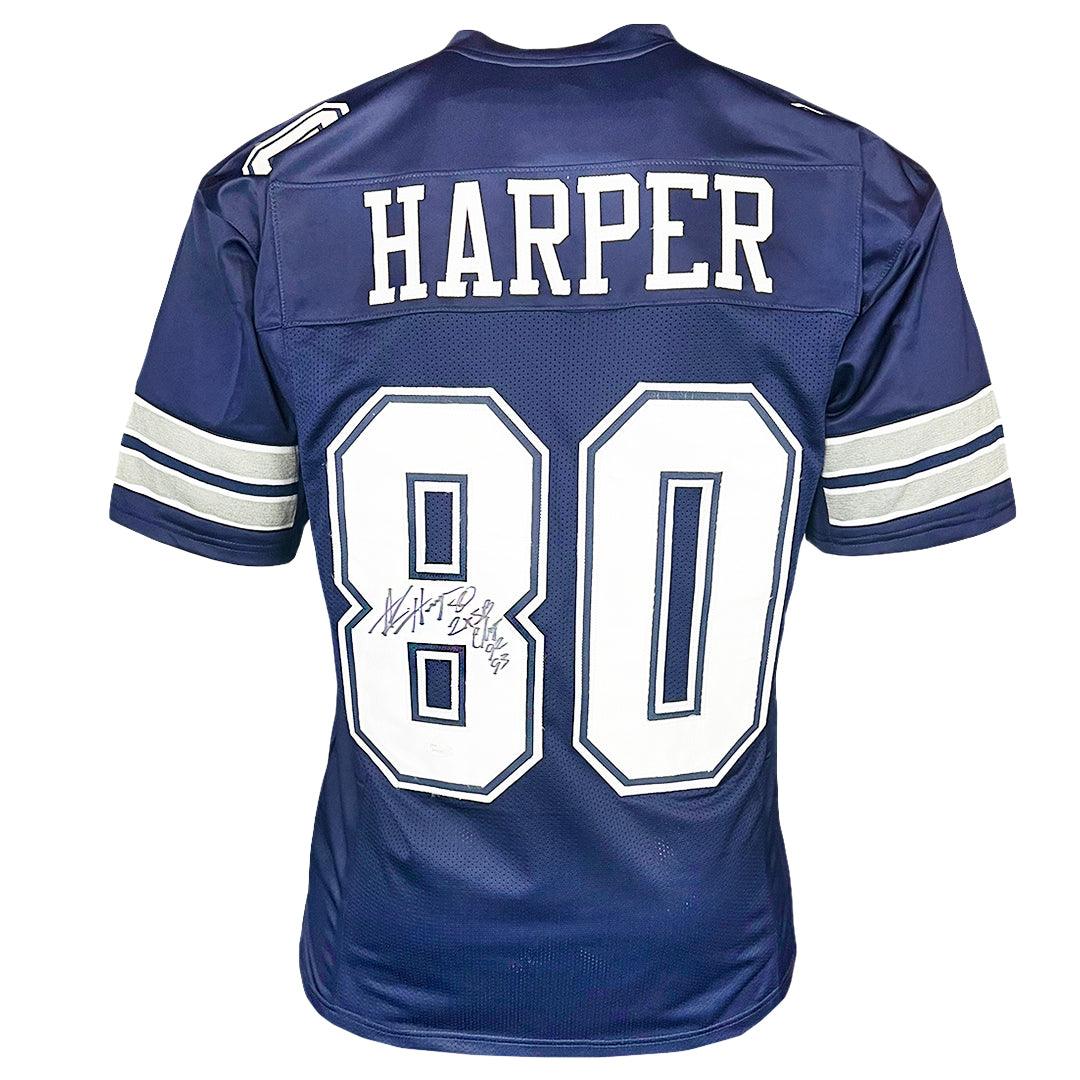 Alvin Harper Autographed White Pro Style Jersey w/SB champs