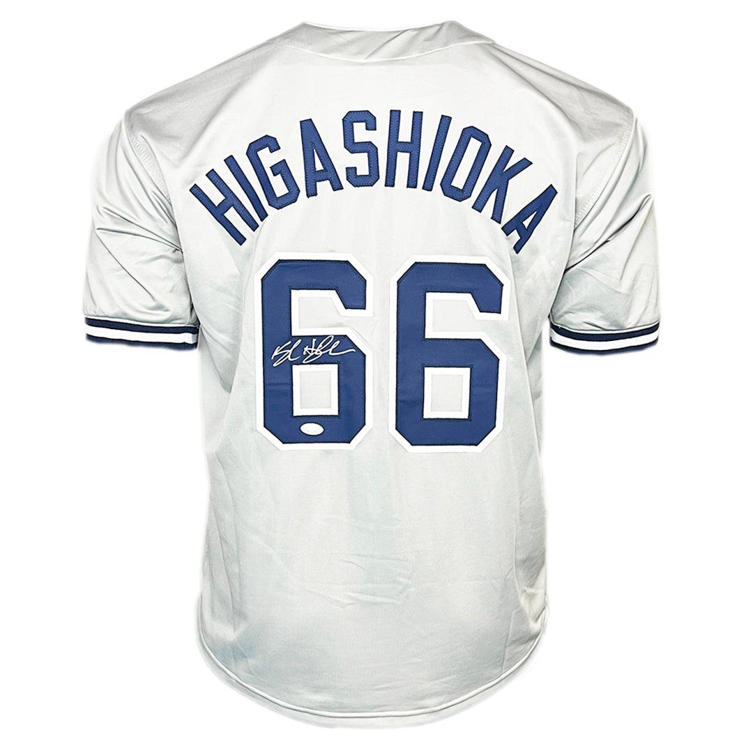 Kyle Higashioka Signed New York Grey Baseball Jersey (JSA)
