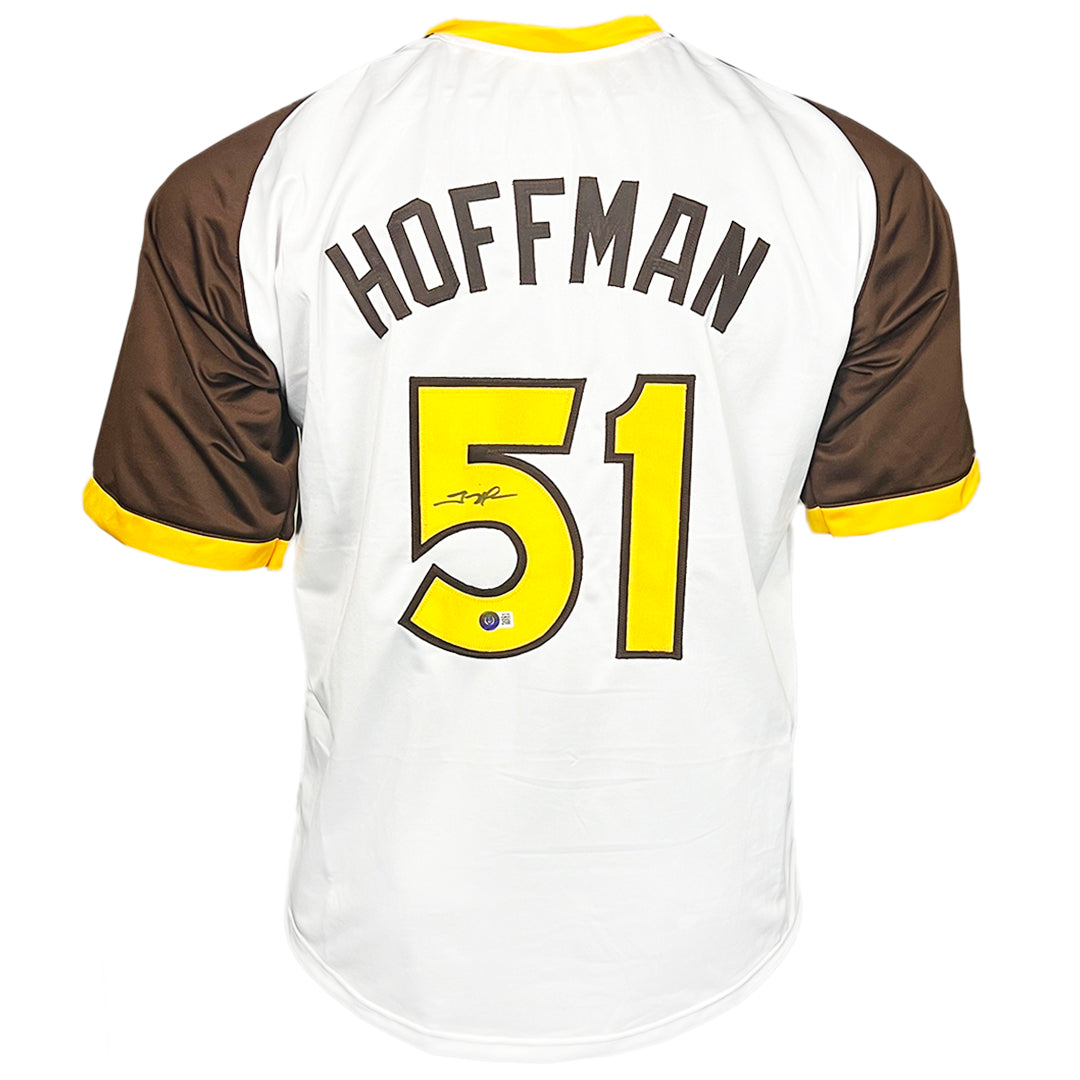 Cooperstown Collection San Diego Padres TREVOR HOFFMAN Sewn THROWBACK  Baseball Jersey