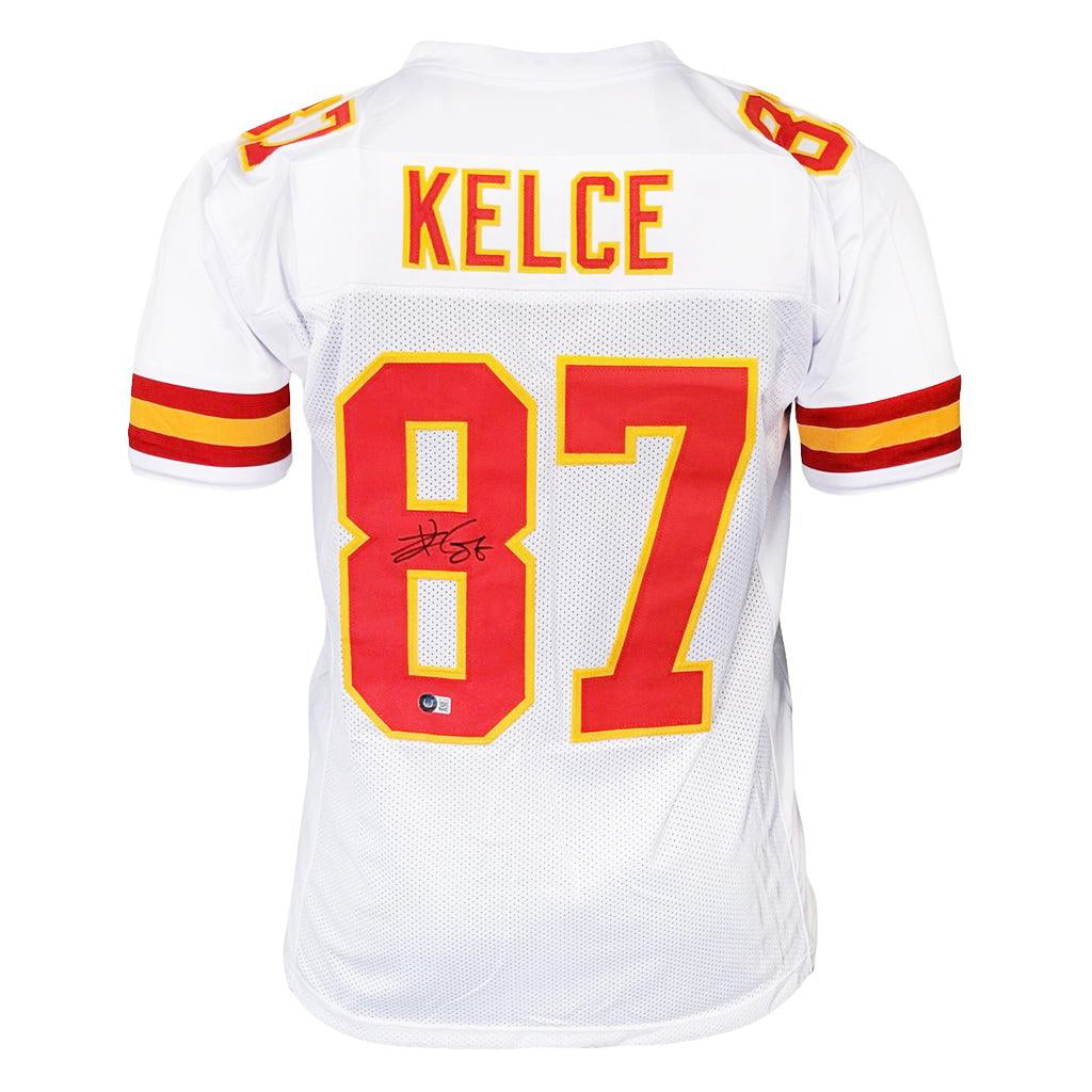 Bleachers Sports Music & Framing — Travis Kelce Signed Authentic Kansas City  Chiefs Super Bowl Jersey - Beckett Authentication Services