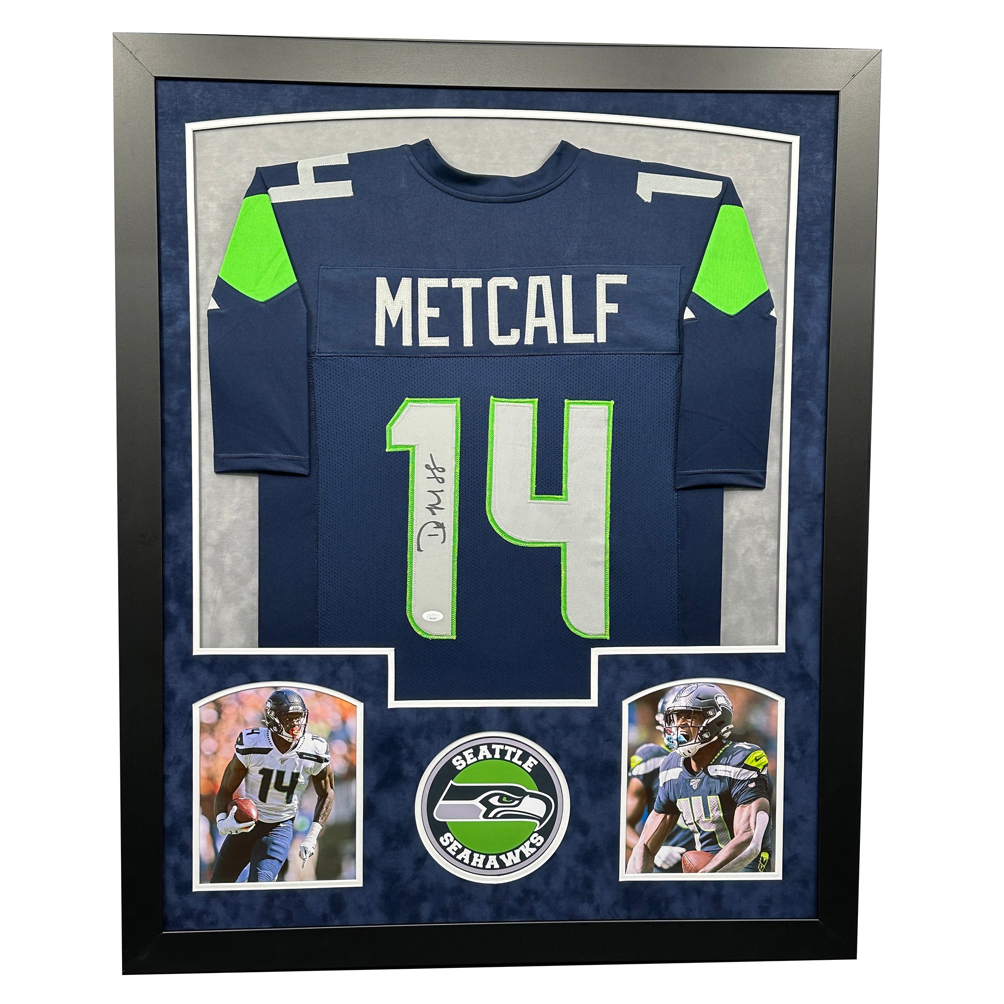 DK METCALF AUTOGRAPHED HAND SIGNED SEATTLE SEAHAWKS JERSEY