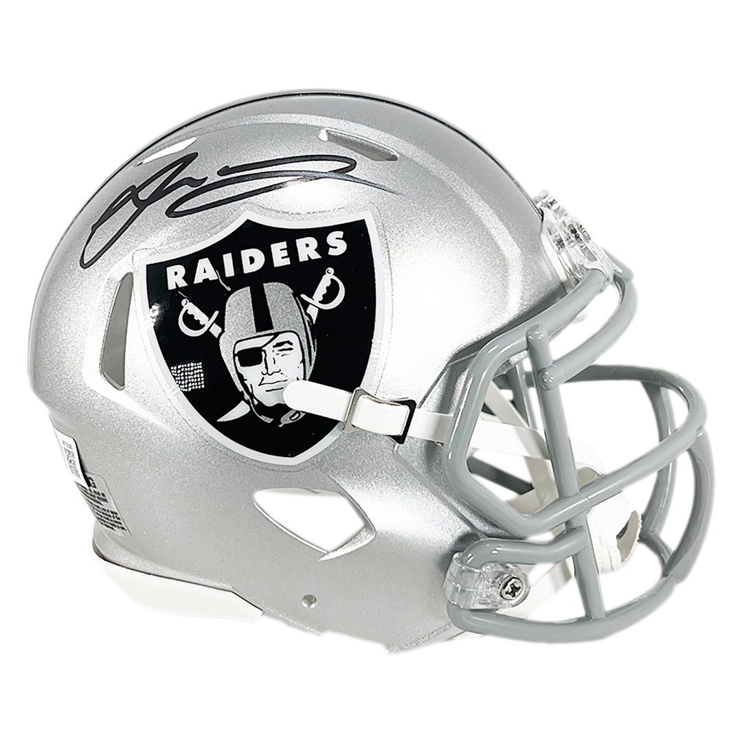 Jakobi Meyers Signed Las Vegas Raiders Speed Mini Football Helmet