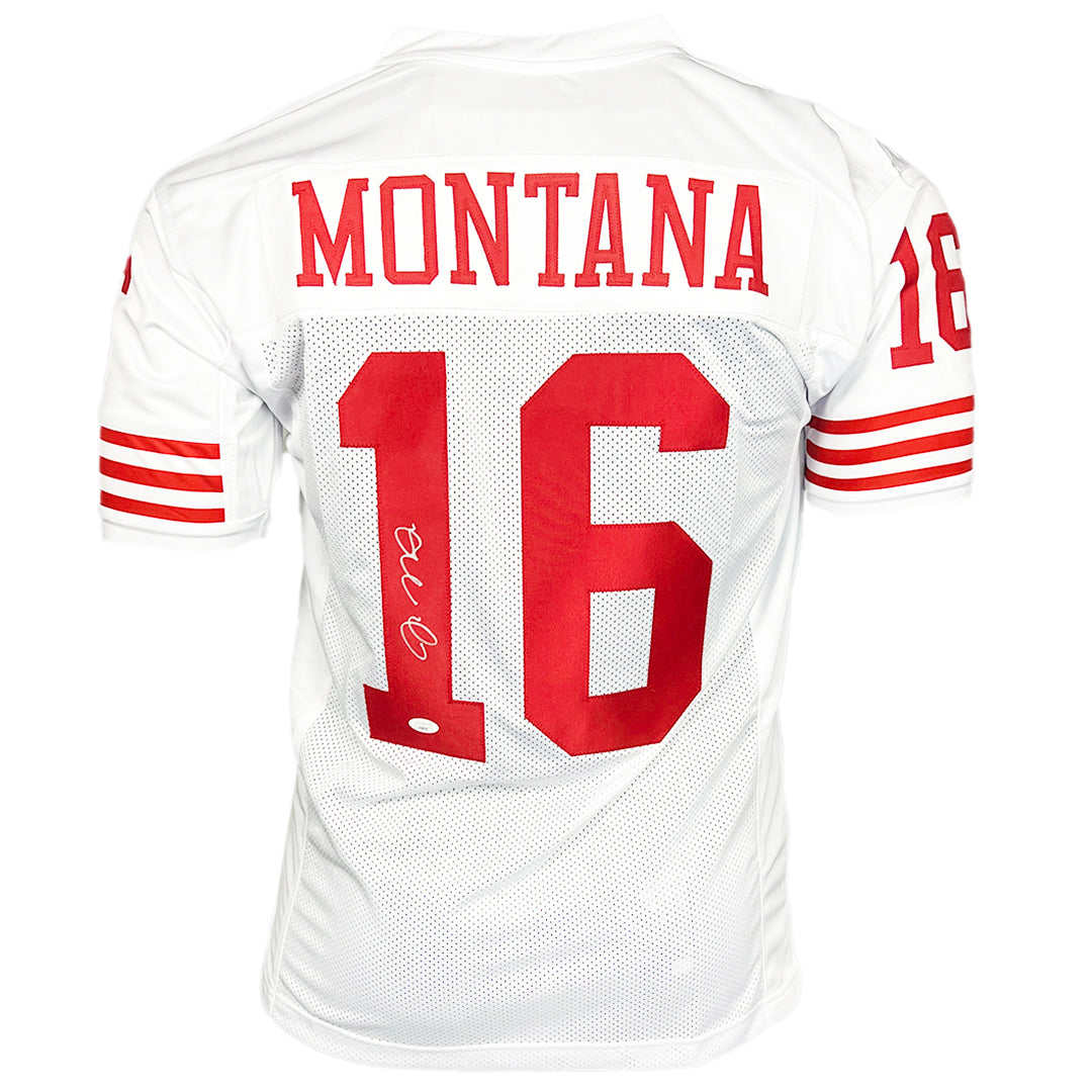 Joe Montana Autographed White San Francisco 49ers Jersey – SPORTSCRACK