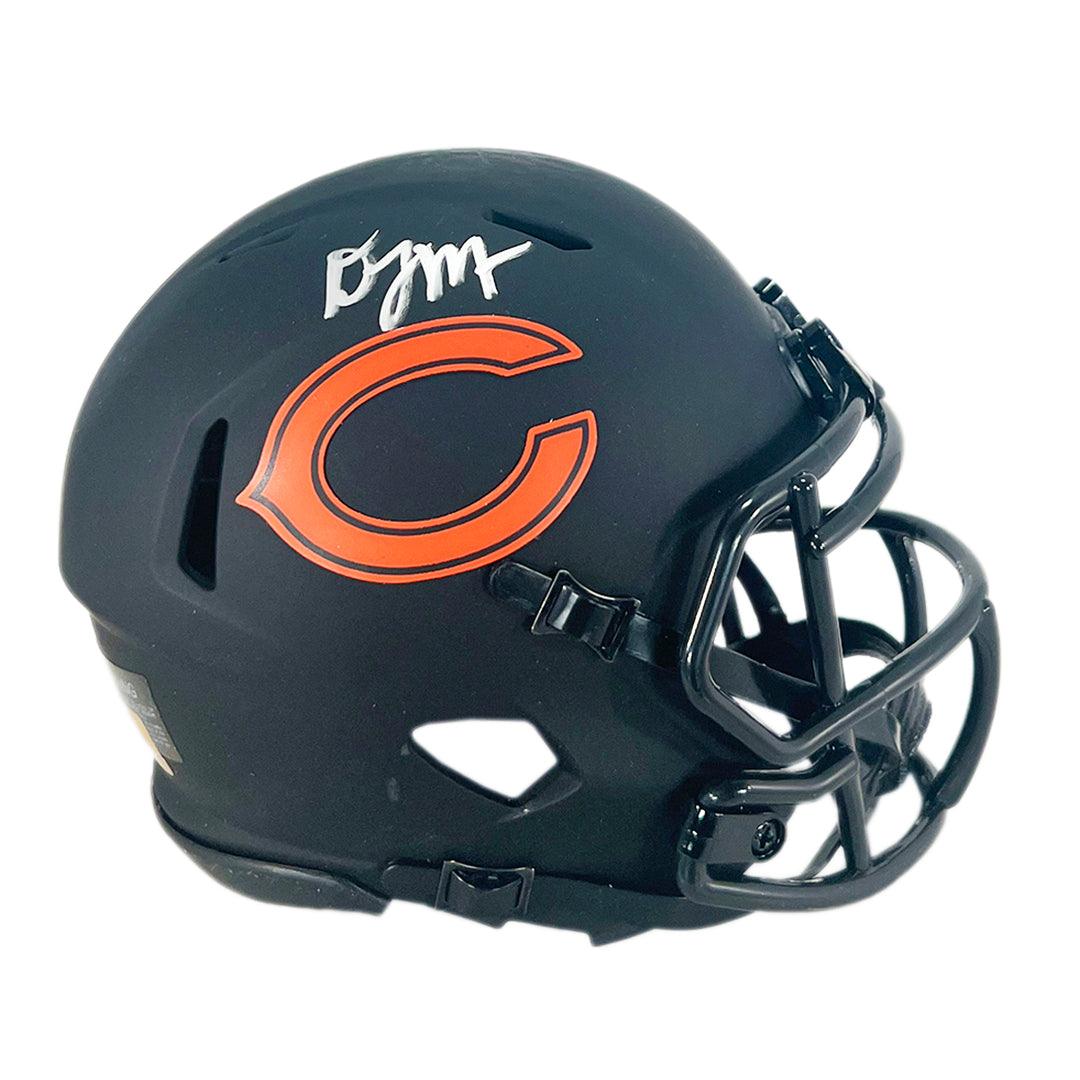 DJ Moore Signed Chicago Bears Eclipse Speed Mini Football Helmet Minor — RSA