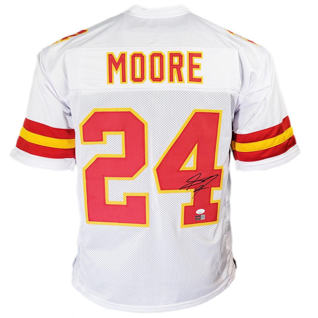 RSA Skyy Moore Signed Kansas City Black Football Jersey (JSA)