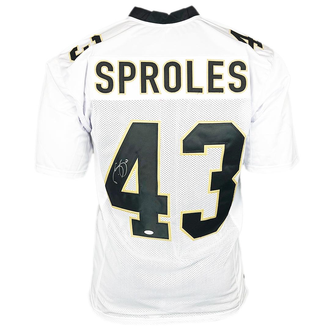 RSA Darren Sproles Signed New Orleans Pro White Football Jersey (JSA/Sproles Holo)