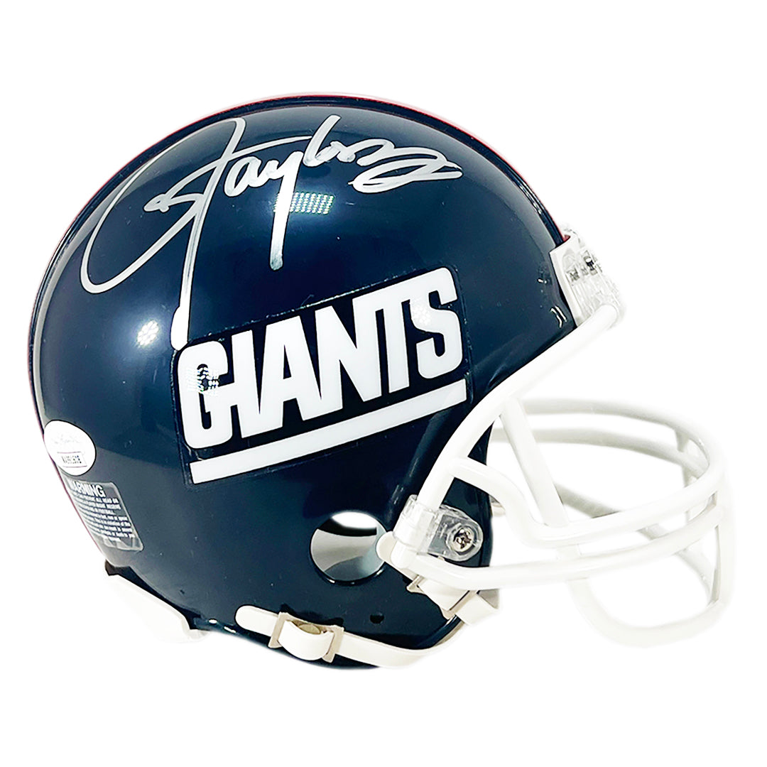 New York Giants Mini Replica Football Helmet Signed by Lawrence Taylor -  CharityStars