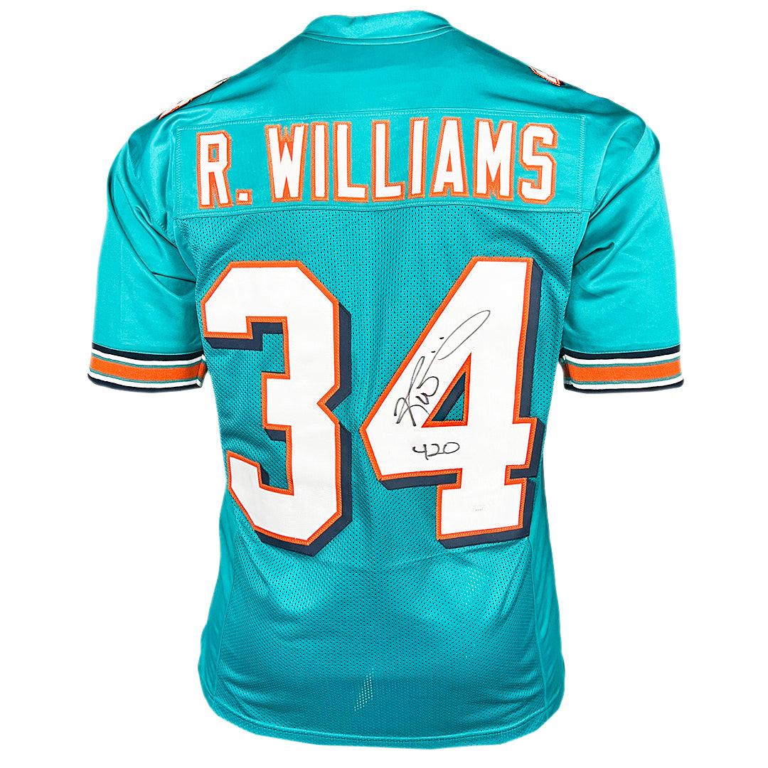 Ricky Williams Signed 2-Inscription Inscription Miami Pro 420