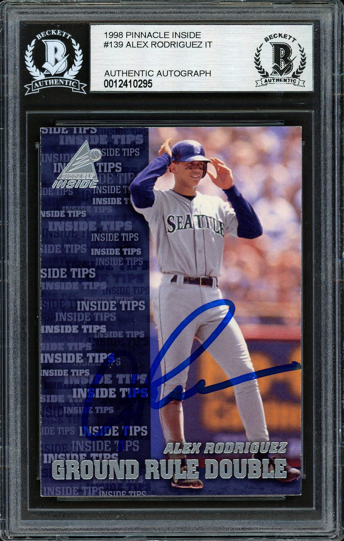 Alex Rodriguez Autographed Signed Framed Seattle Mariners 