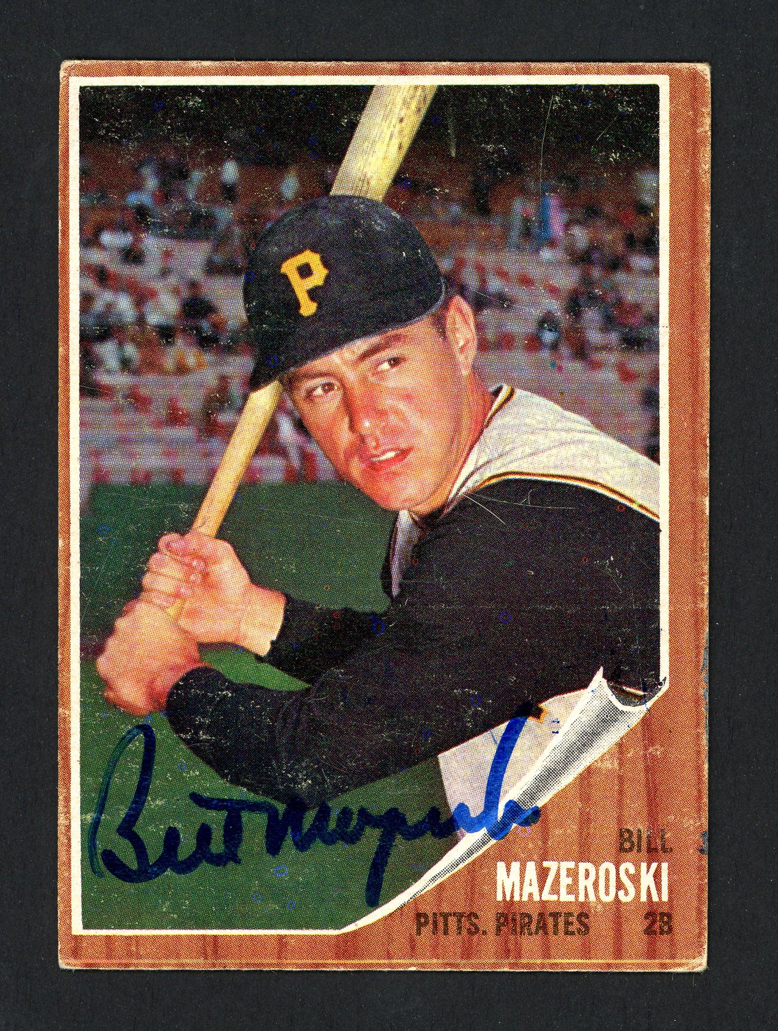 Bill Mazeroski Autographed hot Bat