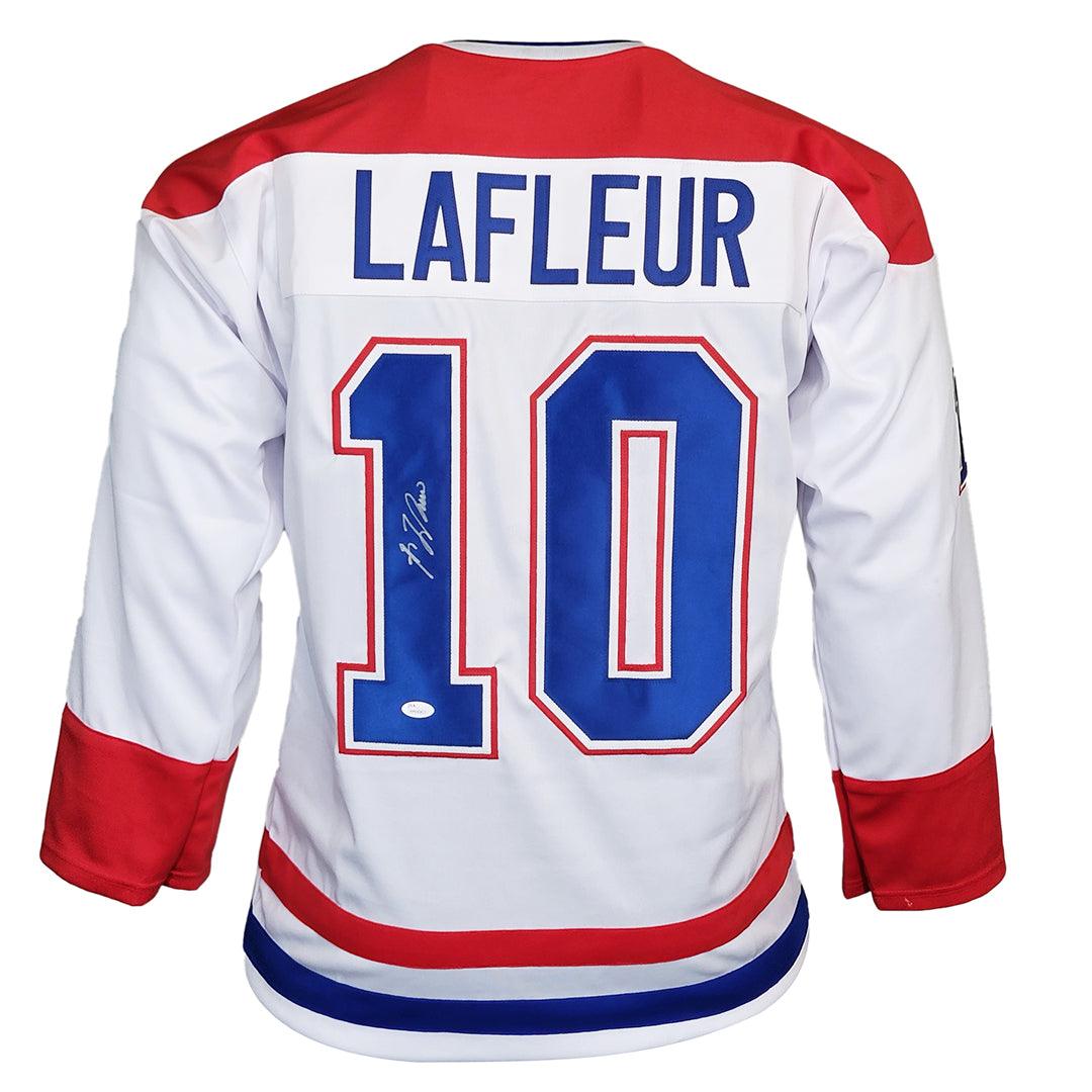 Guy Lafleur Autographed Montreal Blue Custom Hockey Jersey (JSA