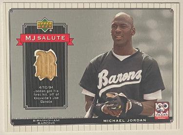 Michael Jordan Signed Birmingham Barons Baseball Jersey Upper Deck