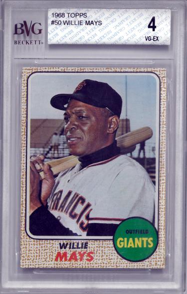 1968 Topps Willie Mays