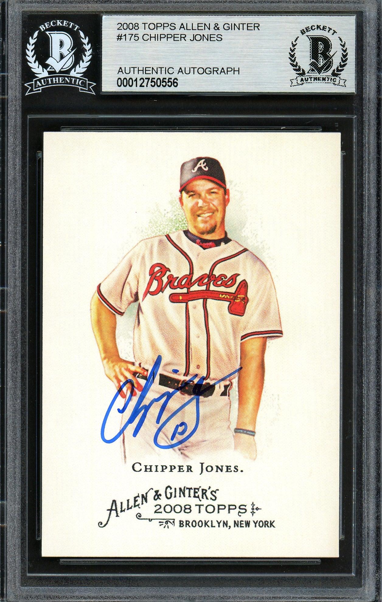 Chipper Jones Autographed Jerseys, Signed Chipper Jones