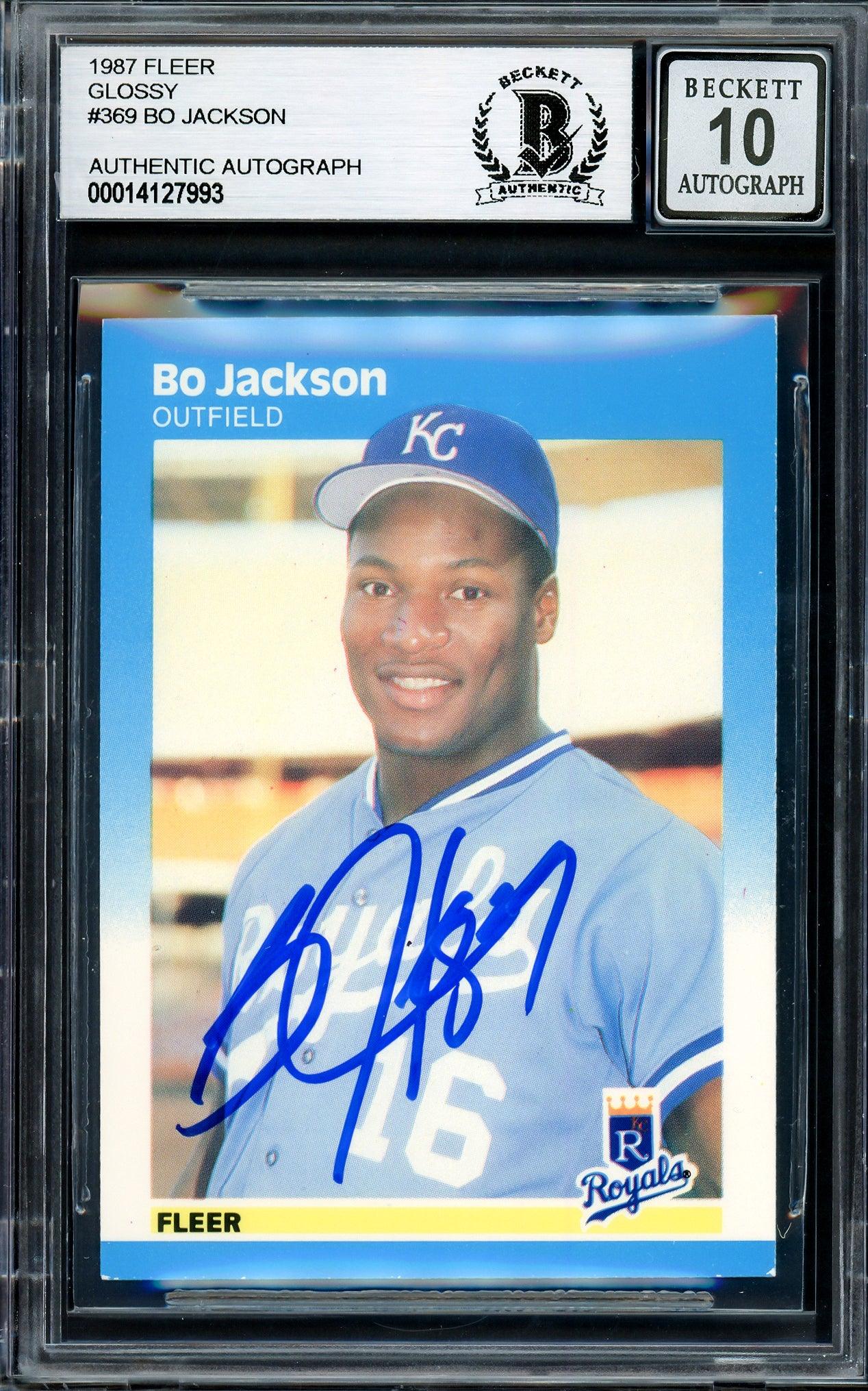 Bo Jackson Signed Autographed Kansas City Royals Baseball Jersey