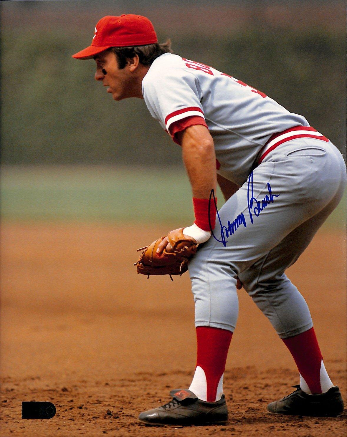 Johnny Bench Signed 8x10 Photograph Cincinatti Reds AIV AA13740