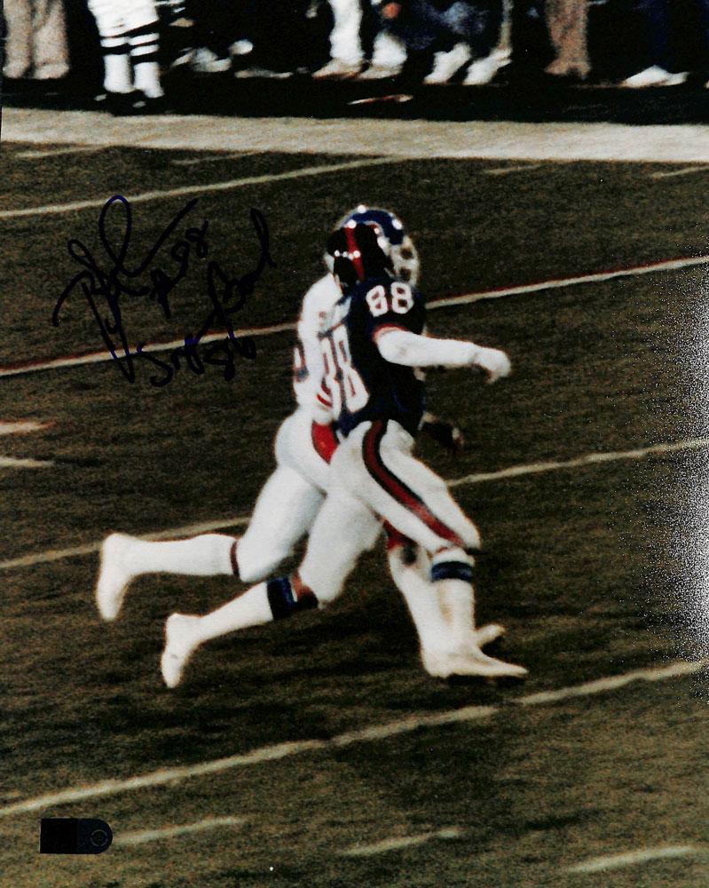 Bobby Johnson Signed And Inscribed #88 1986 Super Bowl 8x10 (AIV) — RSA