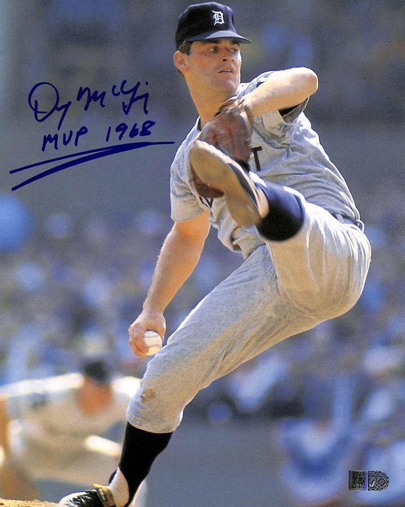 Denny McLain Autographed Autographed Cards, Signed Denny McLain Inscripted  Autographed Cards