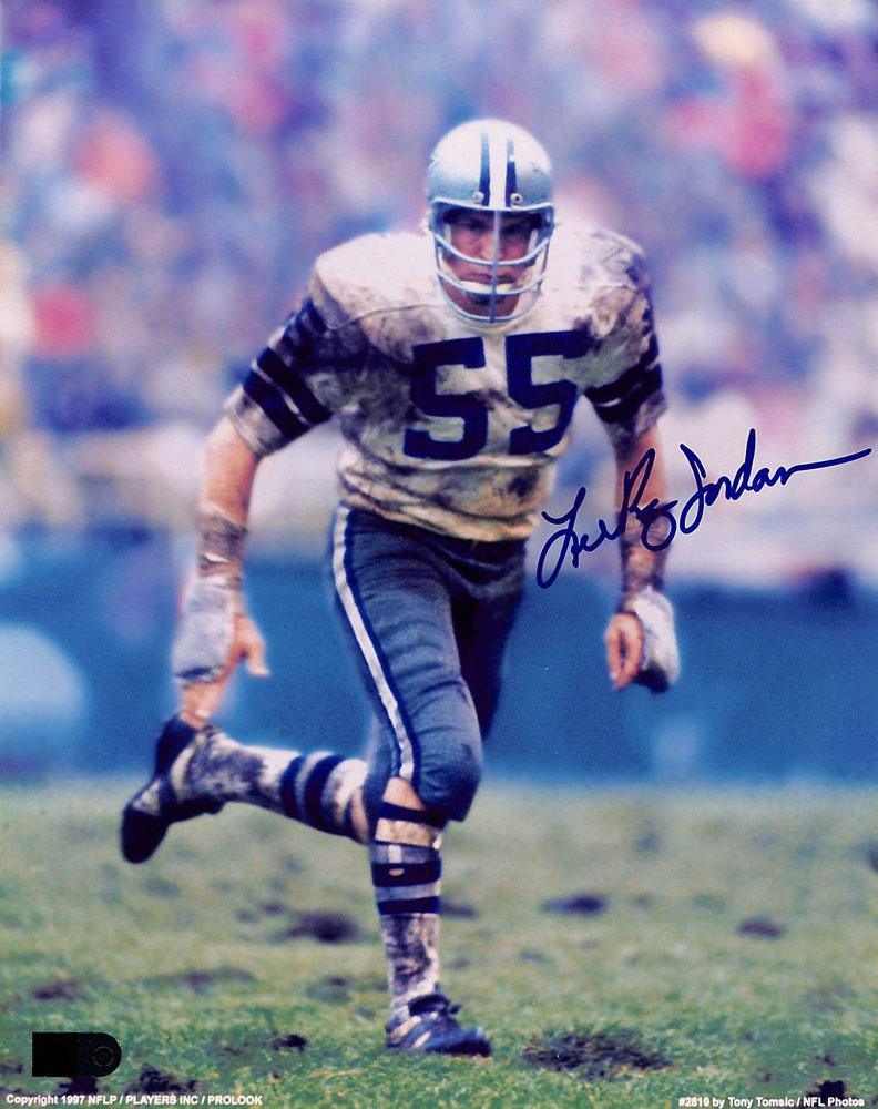 Lee Roy Jordan Signed 8x10 (AIV) — RSA