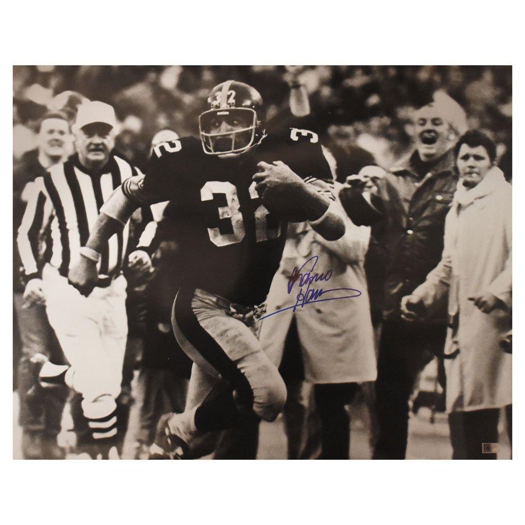 Franco Harris 2024 immaculate reception photo autographed Steiner coa