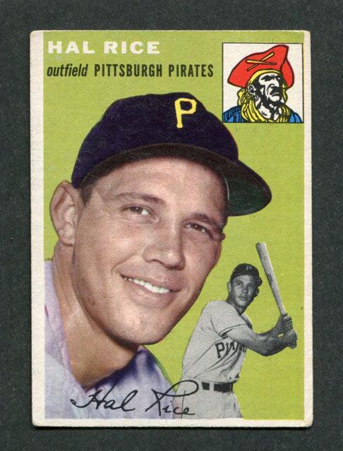 1954 Topps #95 Hal Rice Pittsburgh Pirates Baseball Card — RSA