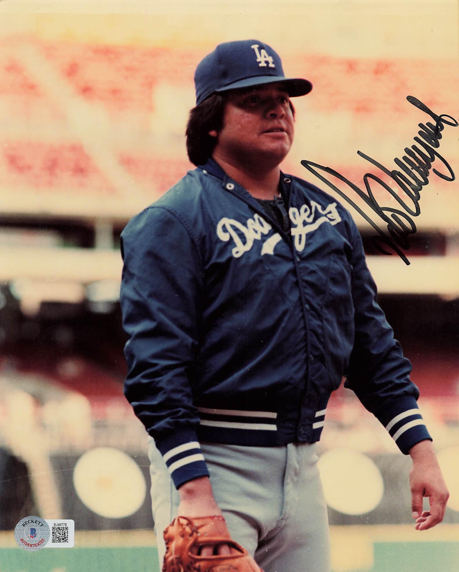 Fernando Valenzuela Autograph Signed 8 X 10 Photo Los Angeles Dodgers JSA