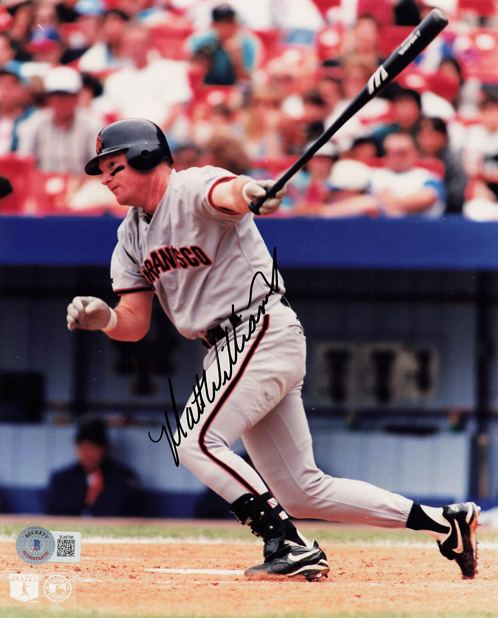 Matt Williams - San Francisco Giants - Beckett Baseball Card