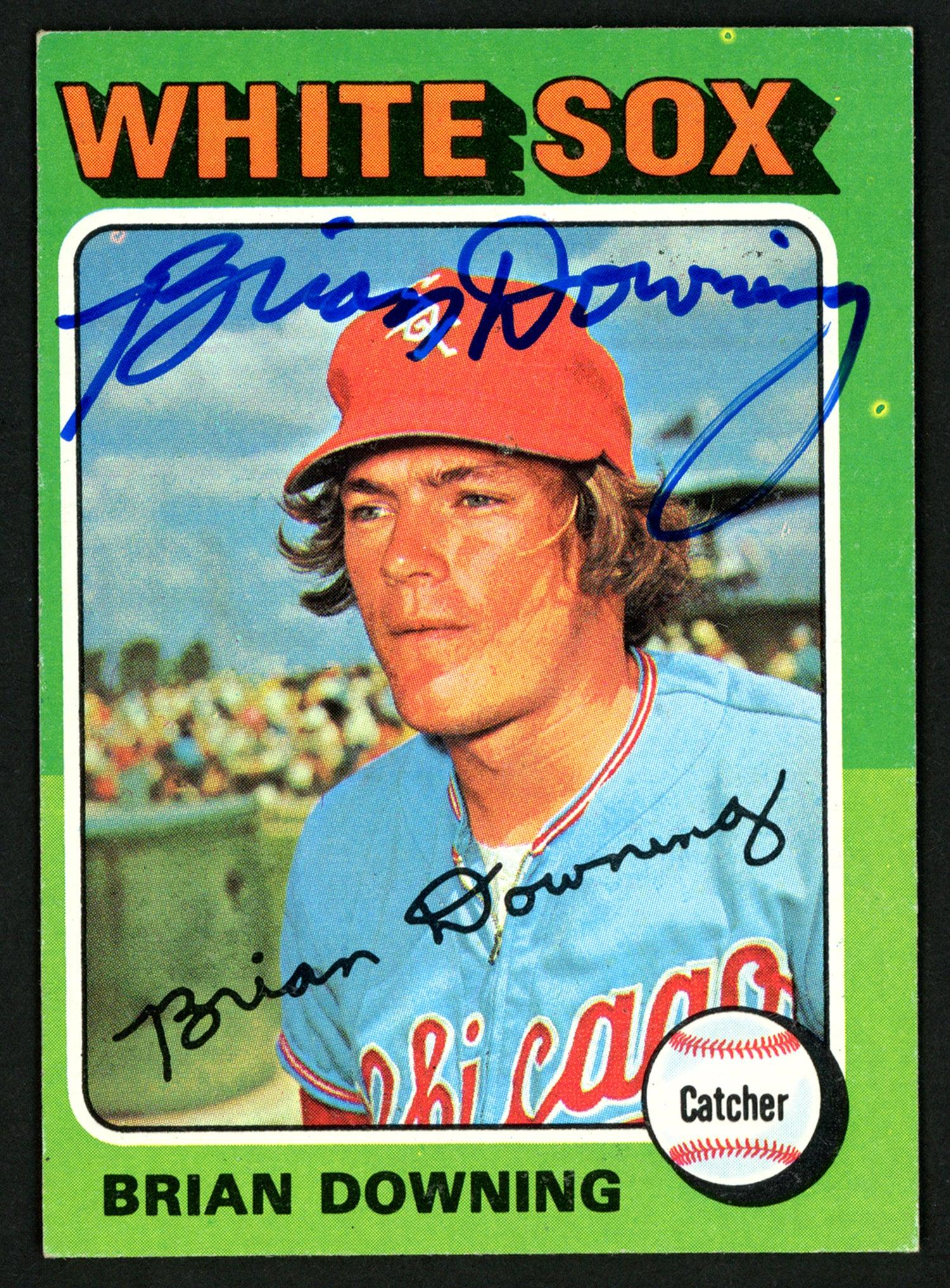 Brian Downing Autographed 1975 Topps Mini Card #422 Chicago White Sox SKU  #150102