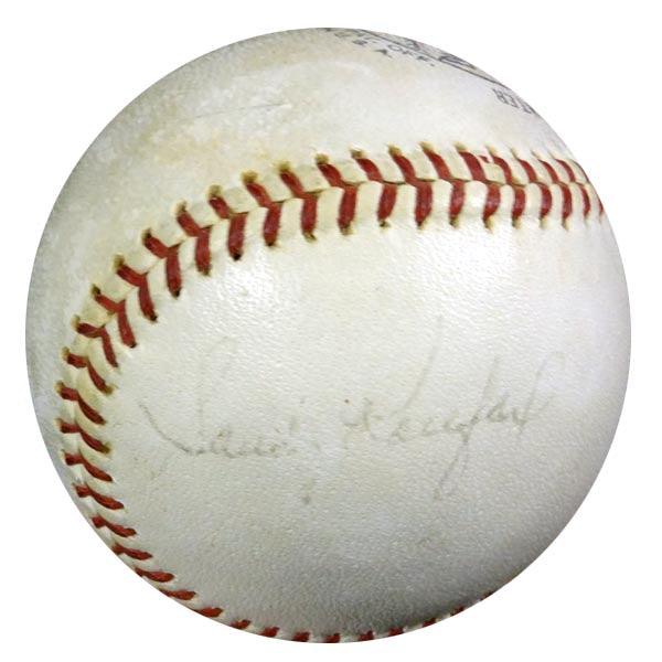 Sandy Koufax Autographed Signed Framed Dodgers Throwback 