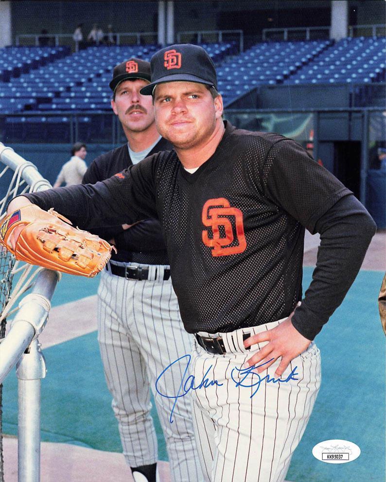 John Kruk Game Worn Signed Jersey 1987 San Diego Padres Phillies Beckett
