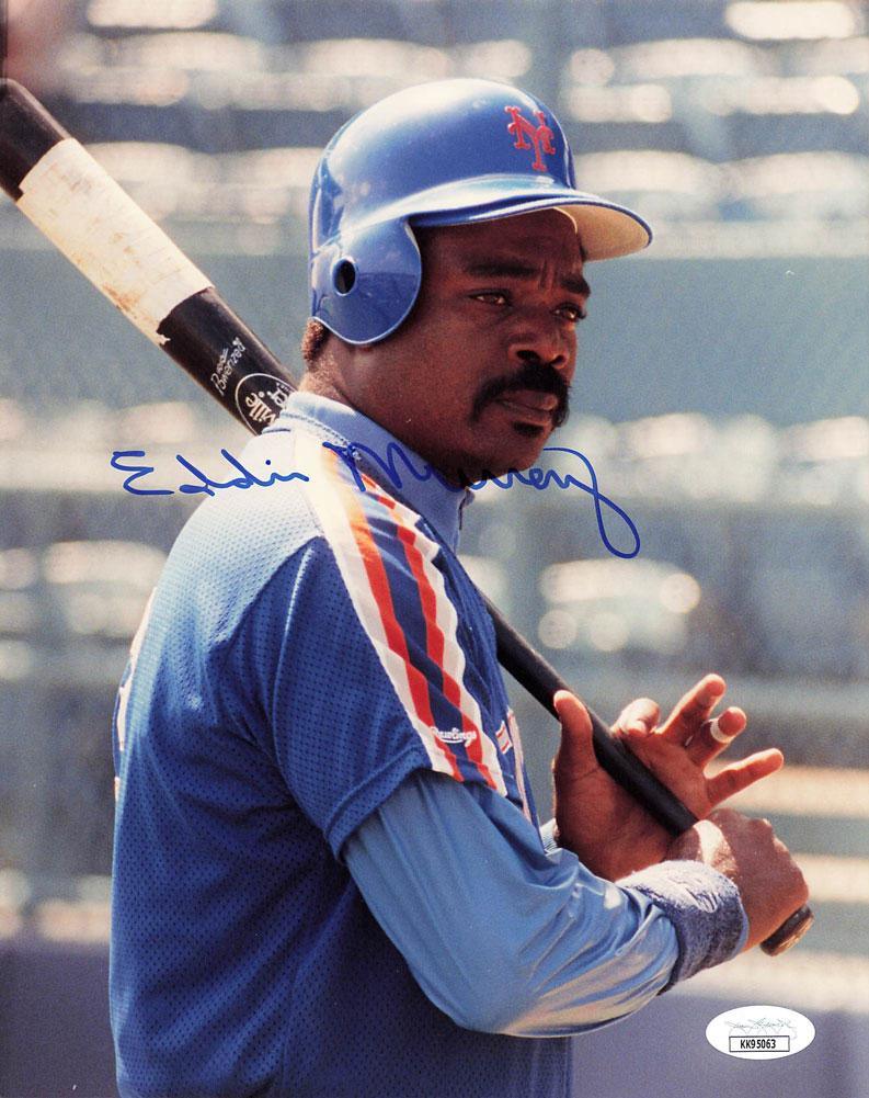 Eddie Murray Mets Signed Autographed 8x10 Photo Beckett Bh95667