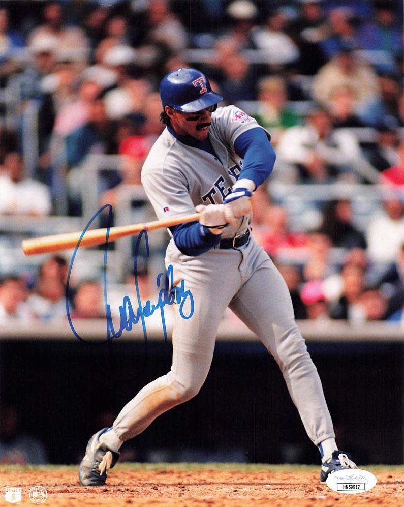 Juan Gonzalez Autographed Texas Rangers 8x10 Photo