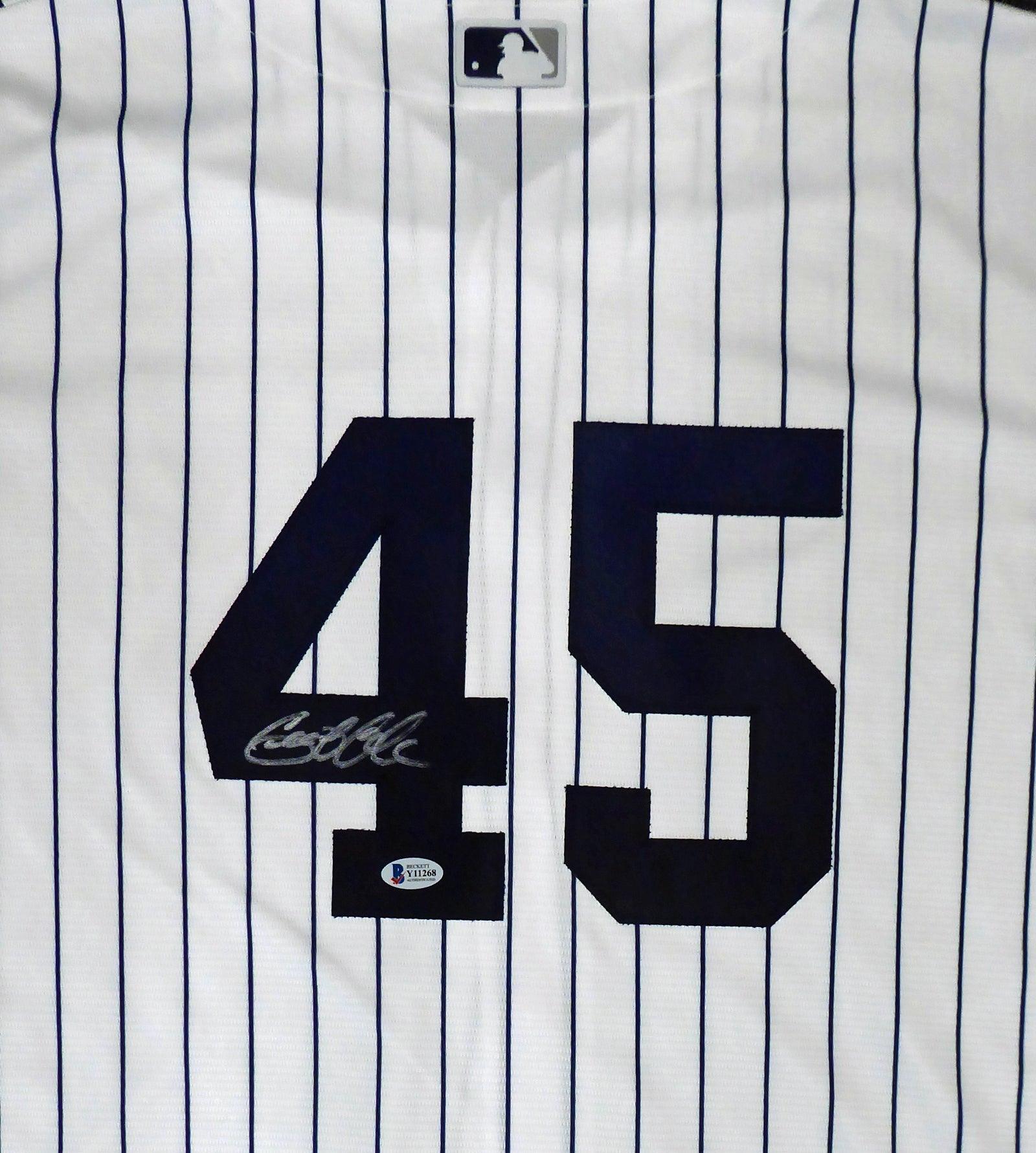 Framed Gerrit Cole New York Yankees Autographed White Nike