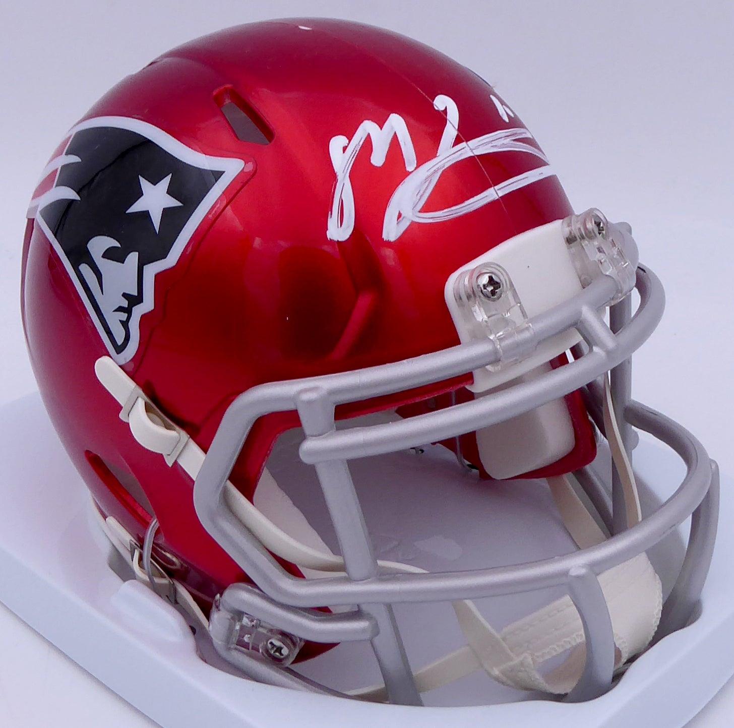 New England Patriots Helmet - Sticker at Sticker Shoppe