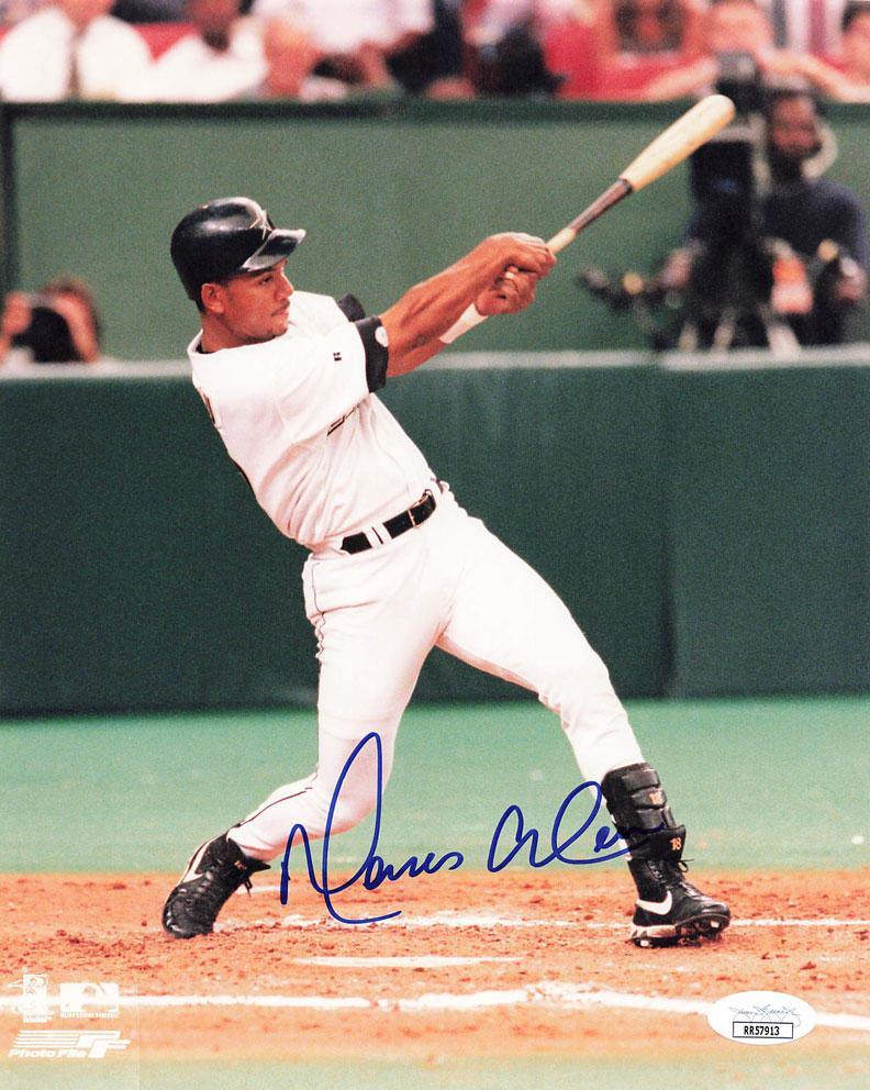 Moises Alou Signed 8x10 Houston Astros (JSA RR57914)