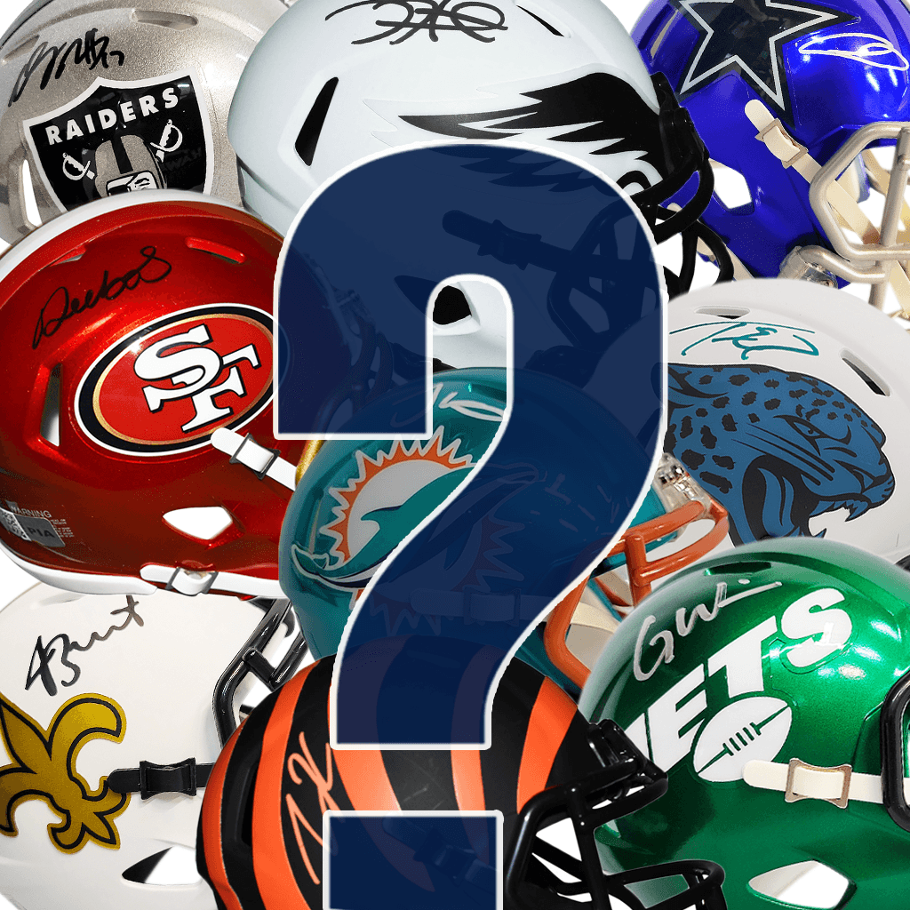 nfl football team helmets