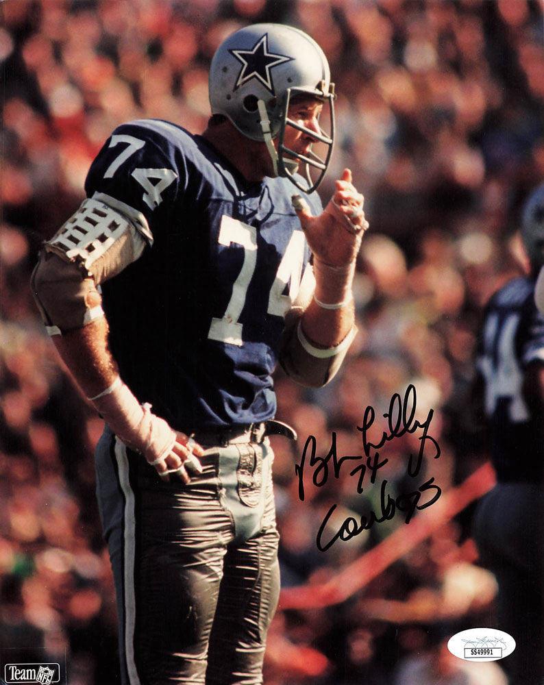 Framed Dallas Cowboys Bob Lilly Autographed Signed Inscribed