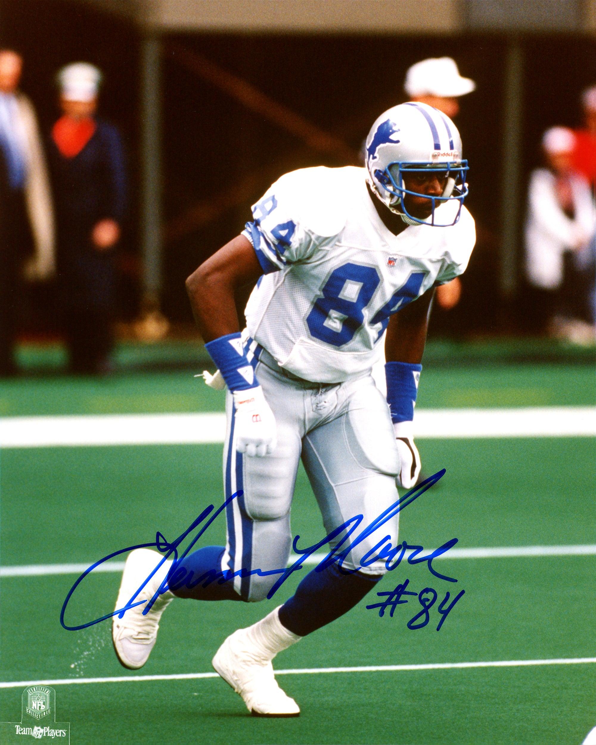 Herman Moore Autographed 8x10 Photo Detroit Lions Stock #178870