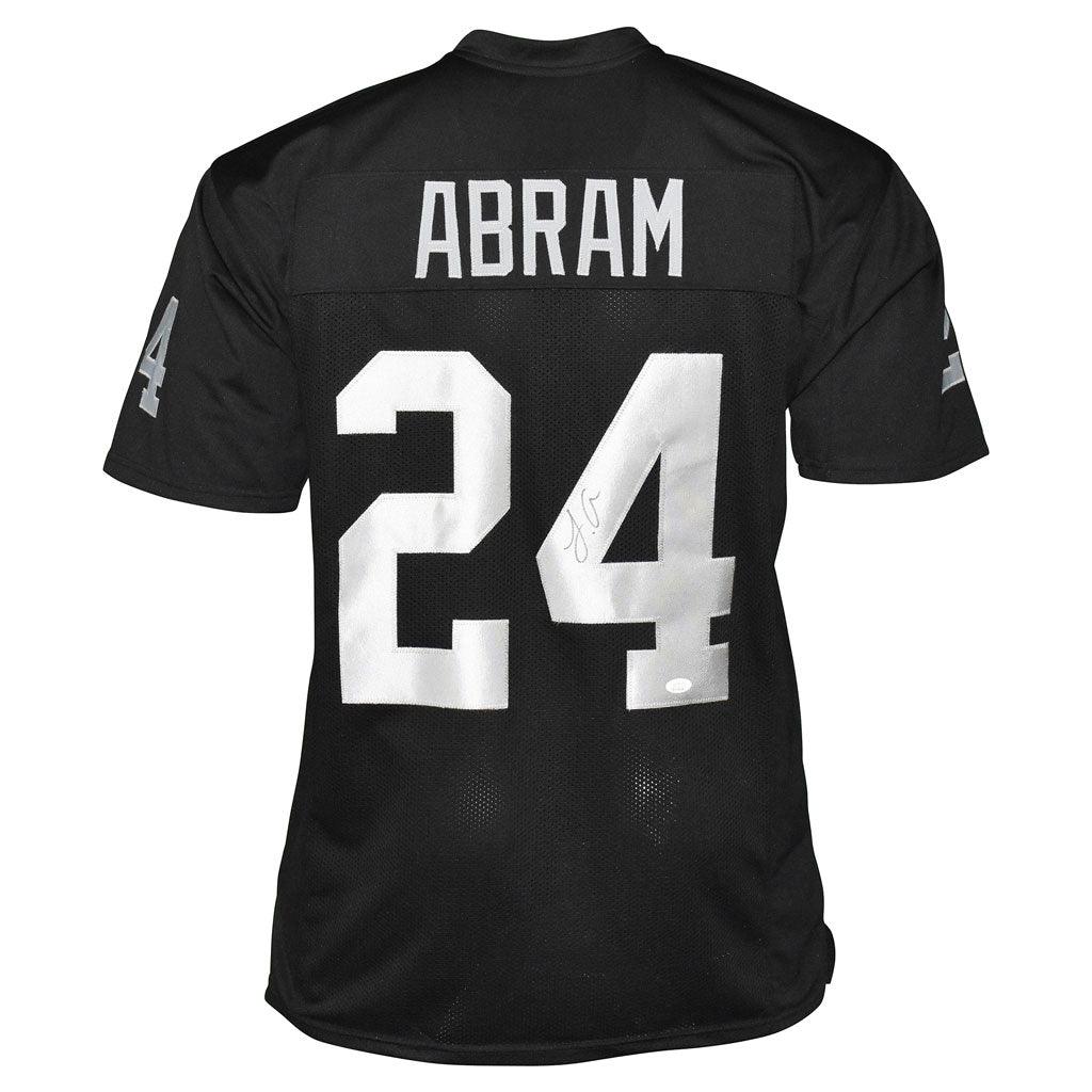 Autographed/Signed Johnathan Abram Oakland Black Football Jersey JSA COA at  's Sports Collectibles Store