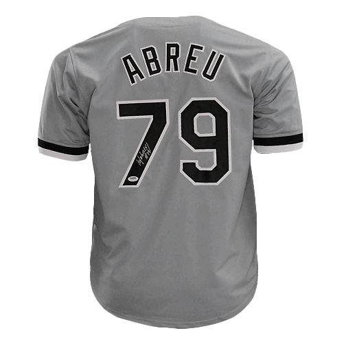 Jose Abreu Signed Chicago Grey Baseball Jersey (PSA)