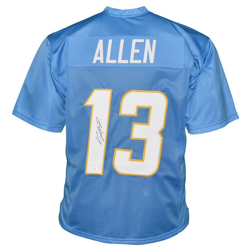 Keenan Allen Signed Los Angeles LA Color Rush Blue Football Jersey JSA COA