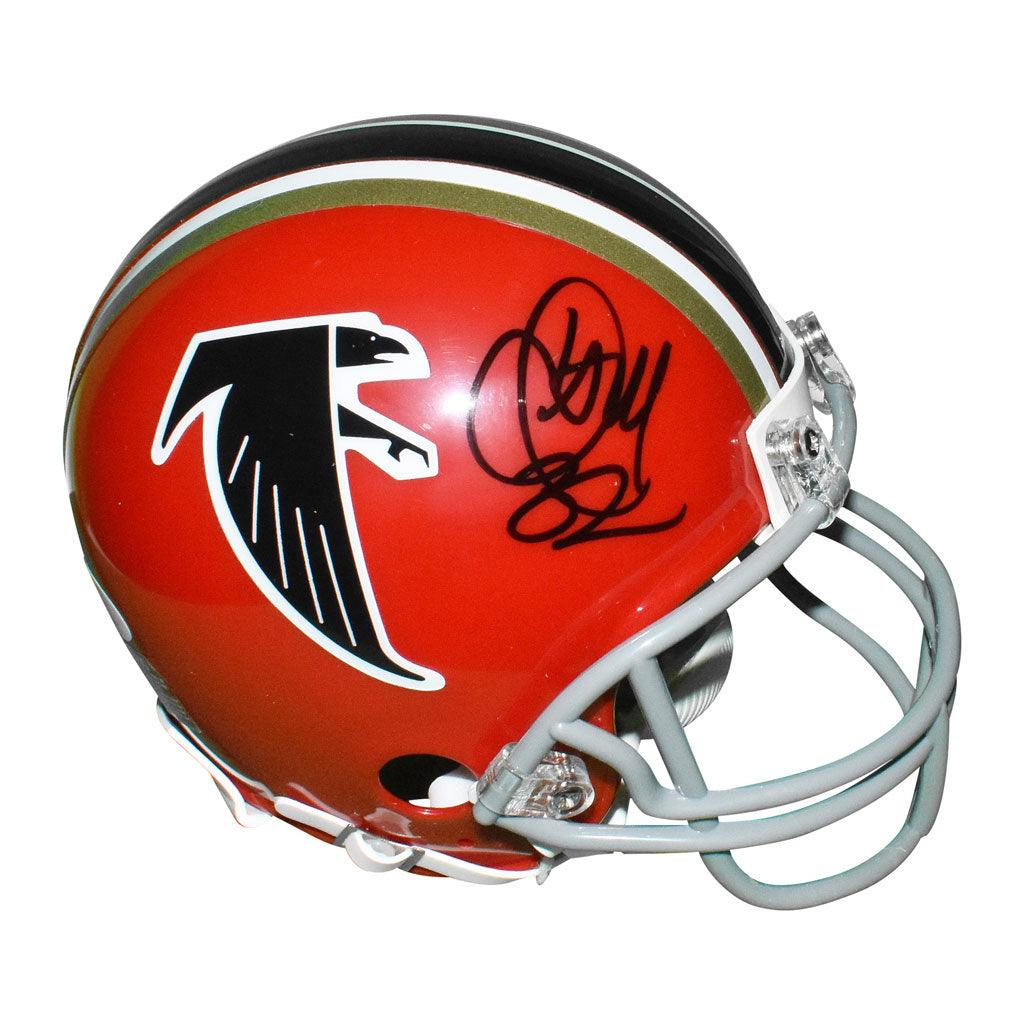 Jamal Anderson Signed Atlanta Falcons Speed Mini Replica Black Footbal — RSA