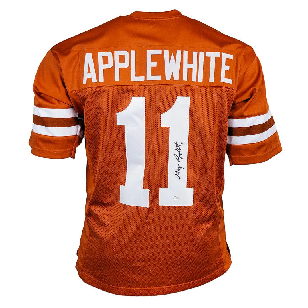 Major Applewhite Signed Texas College Orange Football Jersey (JSA)