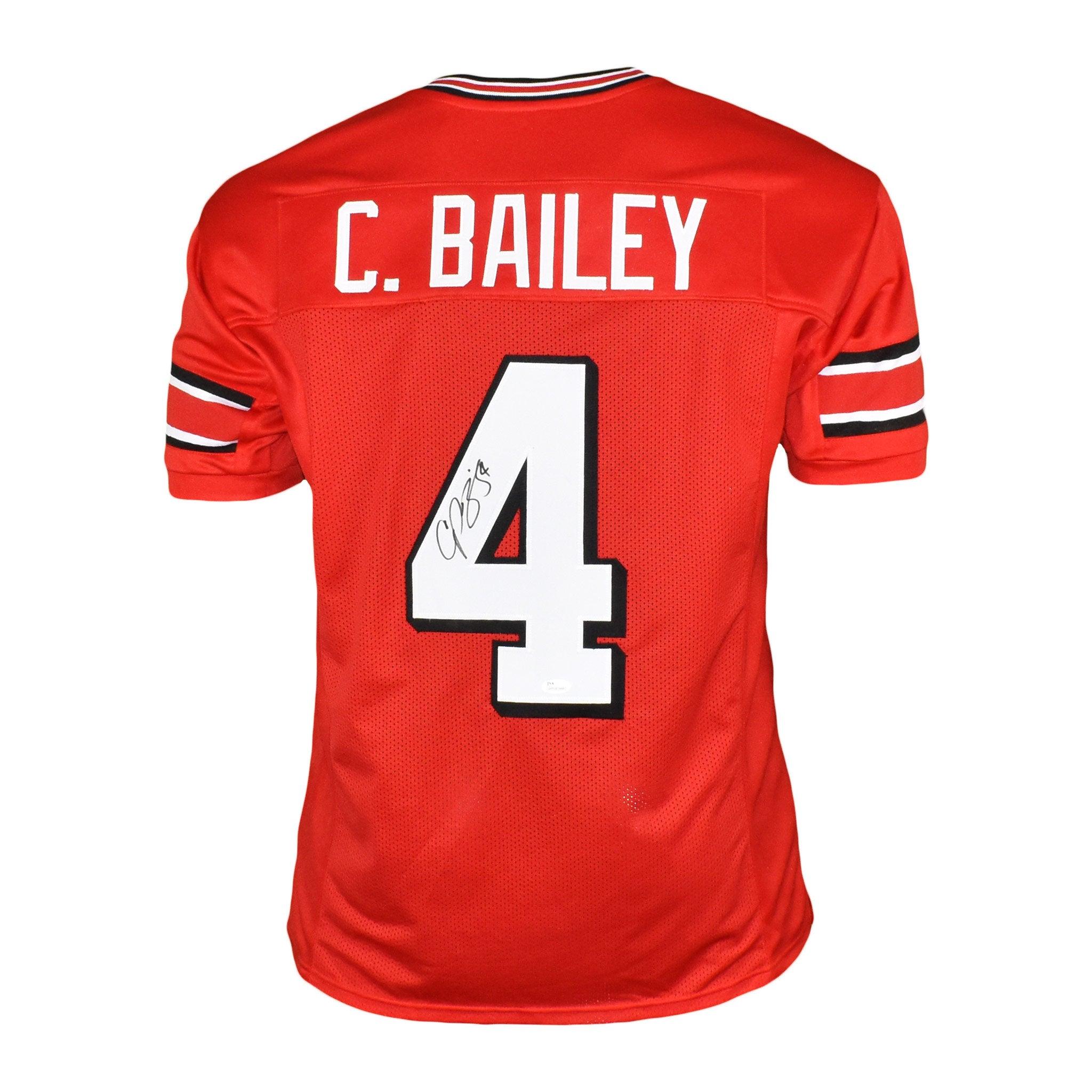 Champ Bailey Signed College-Edition Red Football Jersey (JSA) — RSA