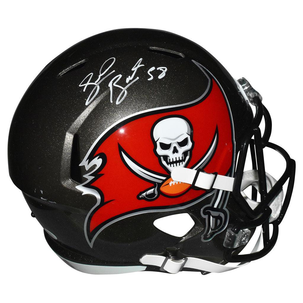 Shaquil Barrett Signed Tampa Bay Buccaneers Full-Size AMP Alternate Speed  Helmet (JSA COA)